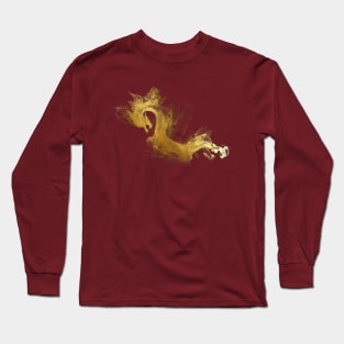 Mystic Golden Dragon Gold plated Mysthical Long Sleeve T-Shirt